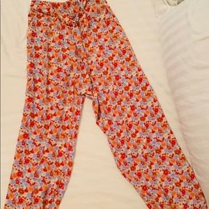 Floral palazzo pants forever 21 size small